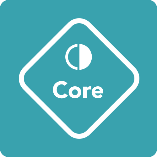 Core Eclipse Large Icon in Teal