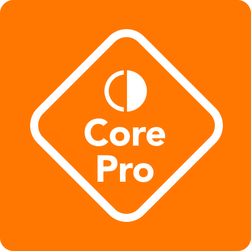 Core Pro Eclipse Large Icon in Orange
